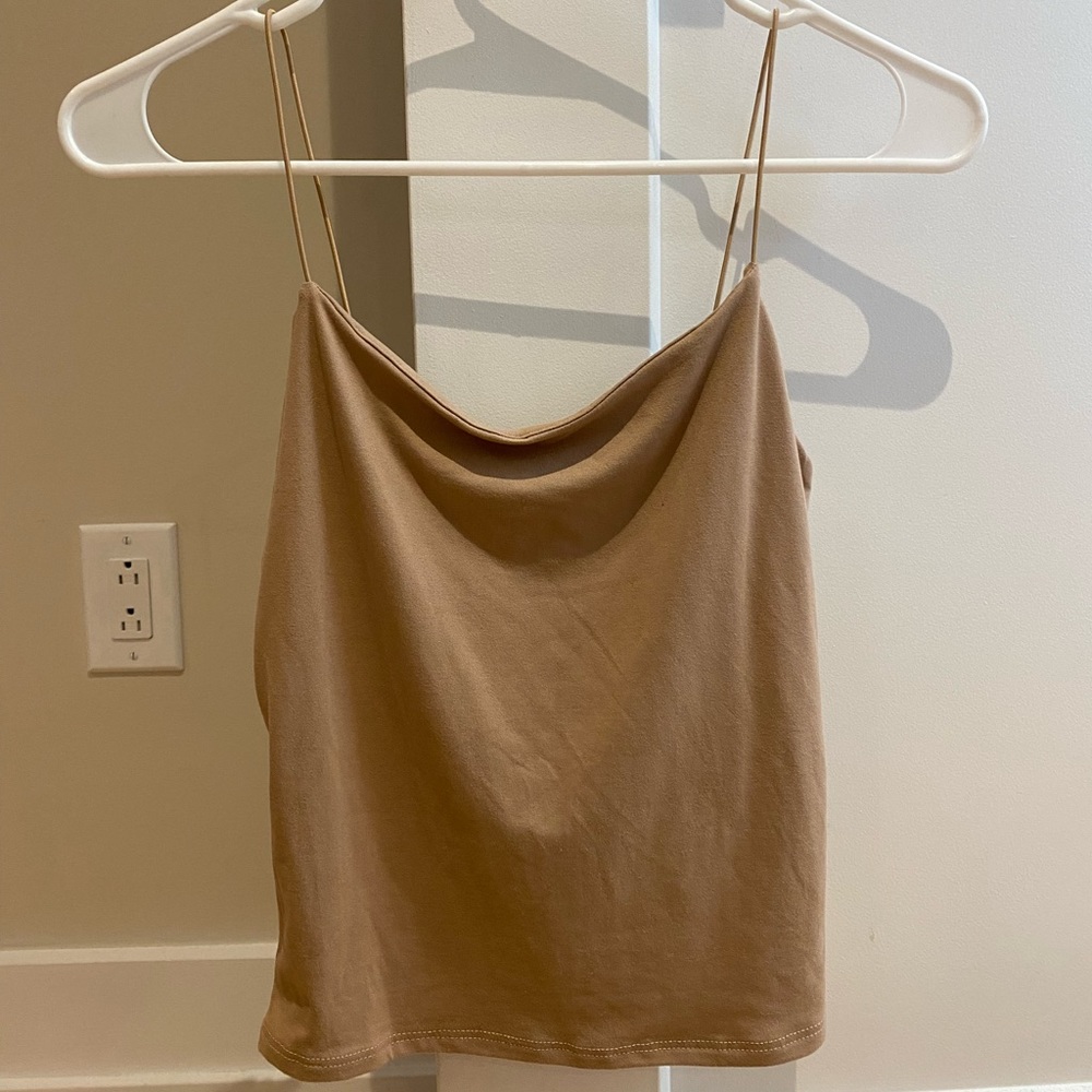 Neutral Cami Cropped Tank Top